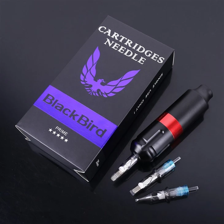 Blackbird Tattoo Cartridge Needle 20 Pieces Disponable Round Pad Cartridge Tattoo Pen Machine Tattoo Kit