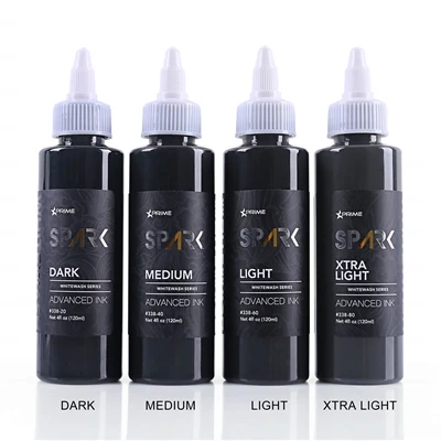 4oz 120 ml Organic Long - varaktig vitkalk tatueringsfärg