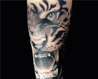 tiger tatuering