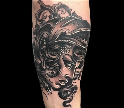 Medusa för tatuering Spark