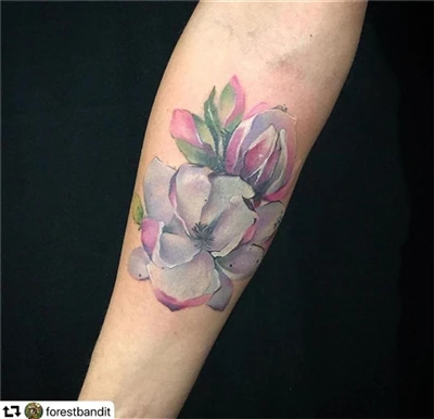 Blommor på mina armar