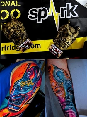 SPARK Artist @anfitriontattoo hävdar dubbel seger på Expo Tattoo Culturas 2025