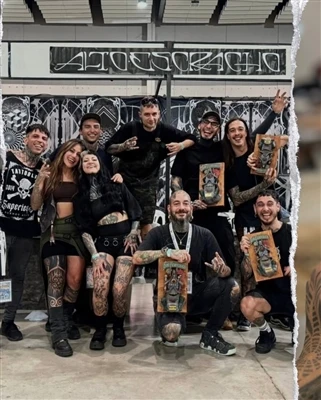 Den argentinska konstnären Nahuel Gomez säkrar podiumfinish vid San Francisco...