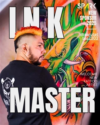 Spark Artist @Aarutattoo2303 hävdar topp ära vid Perus Barranca International...