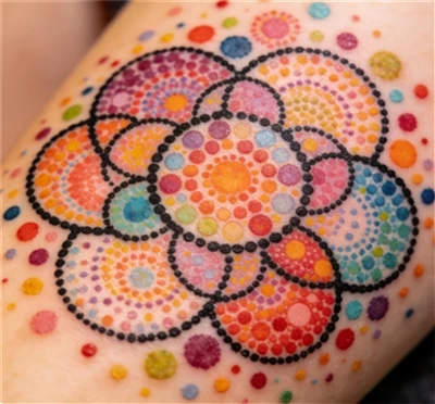 Vad är en Pointillism-tatuering?