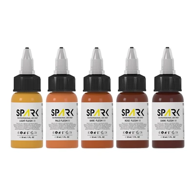 Professionell EU REACH-kompatibel 1 oz köttfärgad tatueringsbläckset för permanent makeup och tatuerare