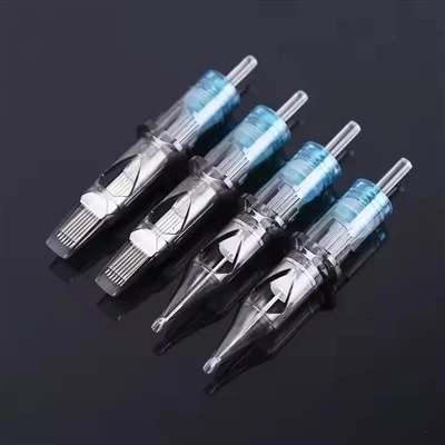 Blackbird Tattoo Needles Cartridge Disponible Steriliserad säkerhetsnål Rs/RL/RM/M1 med membran för tatuering av roterande maskiner