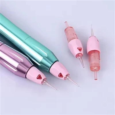 Spark Eyebrow Tattoo Needle Cartridge Compatible med de flesta tatueringsmaskiner har permanent smink