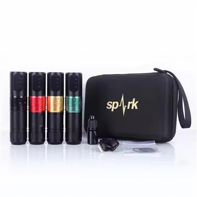 Spark Factory Wholesale Anpassad justerbar stroke 1600mAh Battery Tattoo Wireless Tattoo Machine