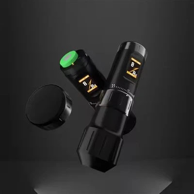 Spark Ny ankomst Dual Battery Rotary Electric Tattoo Pen Pencheble Body Art Equipment Justerbar stroke Permanent Electric