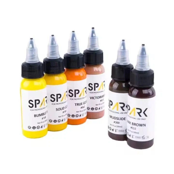 Spark Premium Tattoo Ink EU når kompatibel för glittrande, hög - Kvalitetsdesign