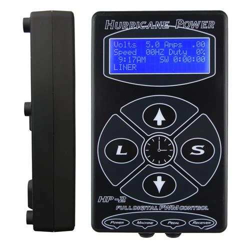 Billig orkanen HP-2 Tattoo Power Supply Digital Tattoo Power