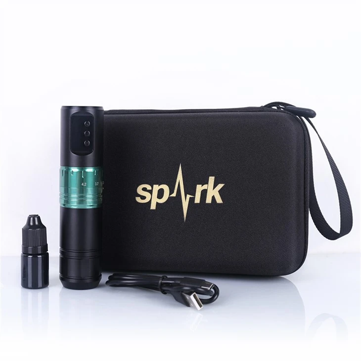 10000 RPM Spark Tattoo Machine Pen Tattoo Machine Trådlös tatueringspenna