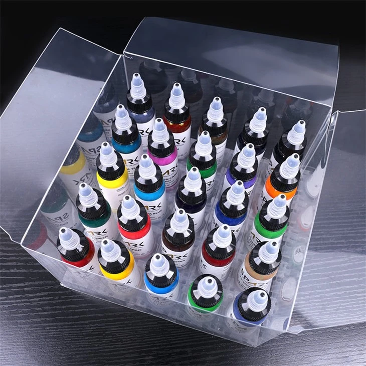 25 färger Blyfri Spark Tattoo Ink Svart Tattoo Ink Tattoo Ink Svart