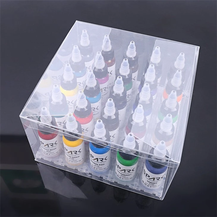 25 färger Spark Tattoo Ink Tattoo Ink i Bulk Super Black Tattoo Ink
