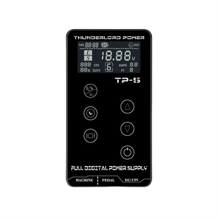 3-18V LCD elektrisk ström strömförsörjning tatuering digital