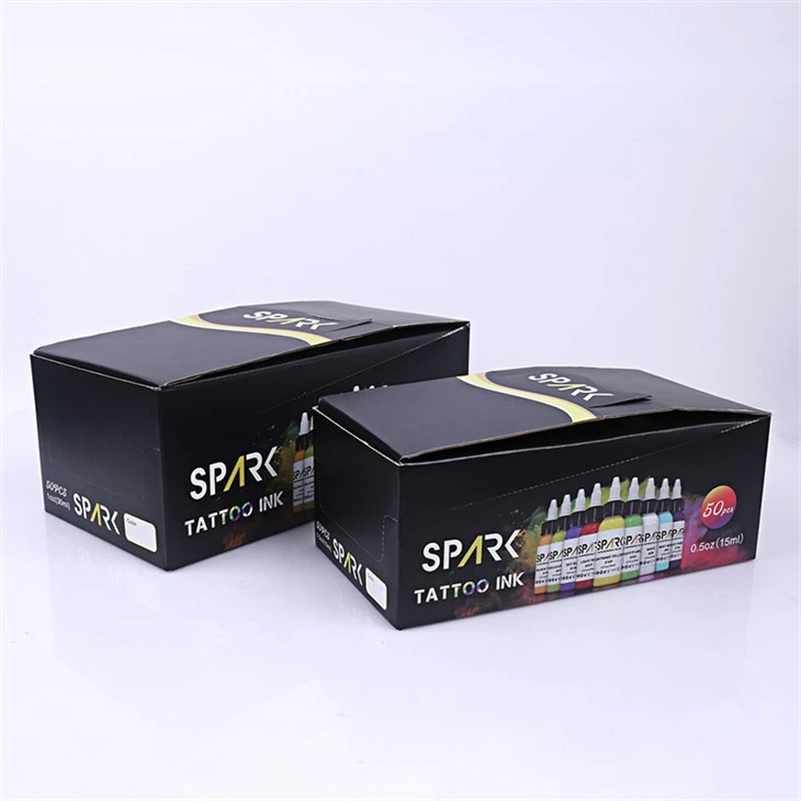 50 färguppsättningar Pigment Tattoo Ink Spark Tattoo Ink Set Professional