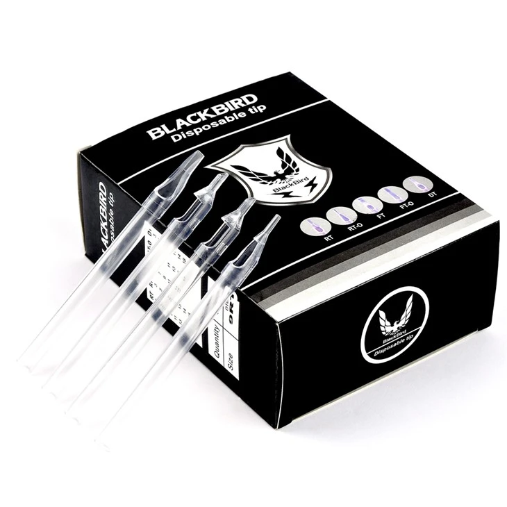 Blackbird Sterilized Tattoo Tip Tips för engångsbruk
