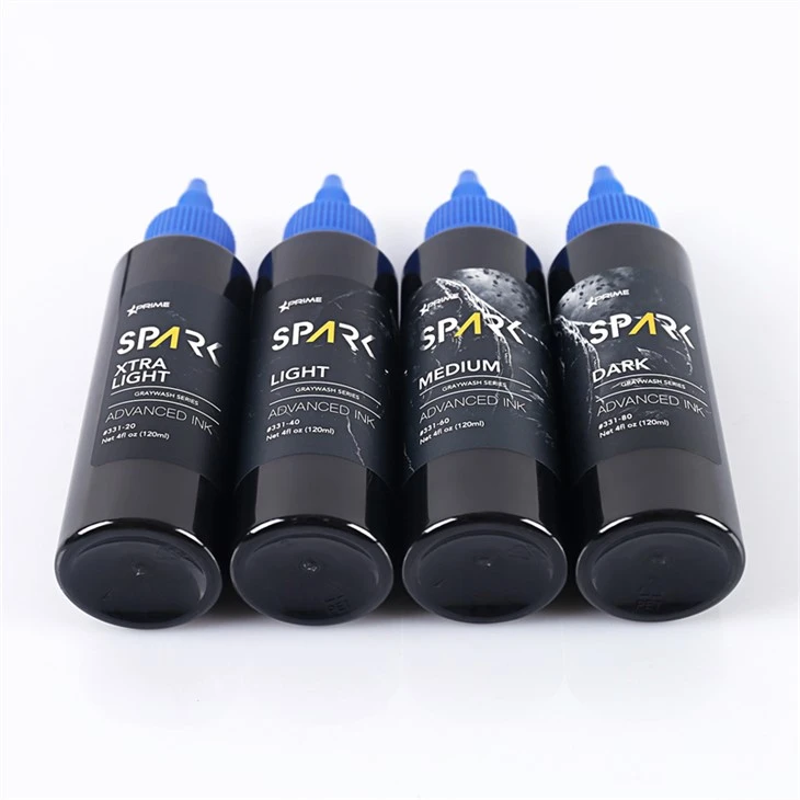 Grey Wash Spark högkvalitativ tatueringsbläck Tattoo Ink Set Professional