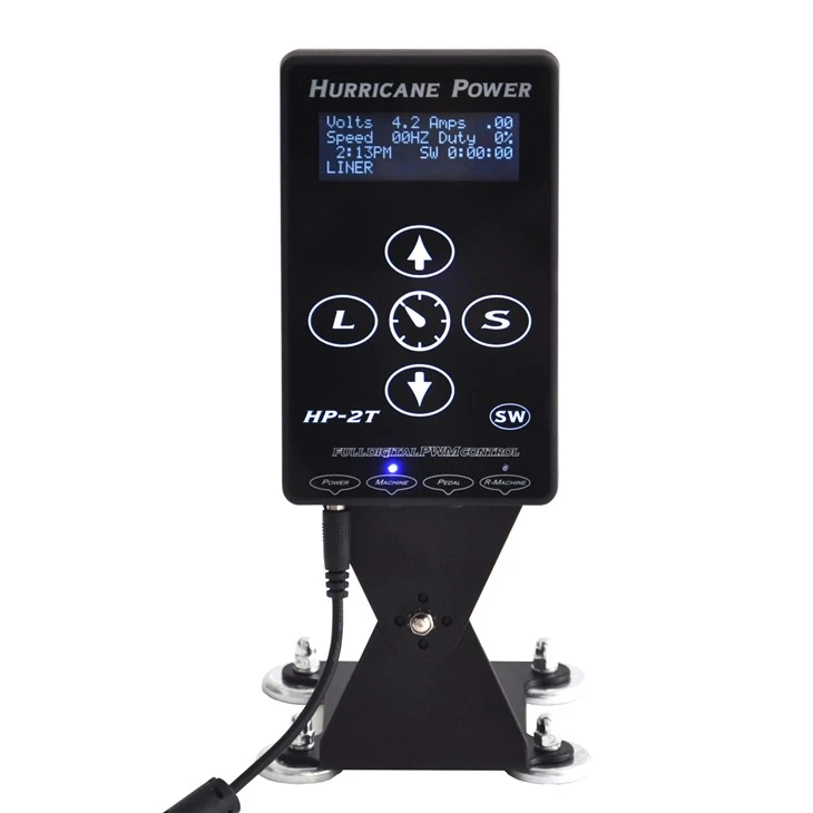 Hurricane Tattoo Machine Power Supply Professionell Dual Tattoo Power Supply