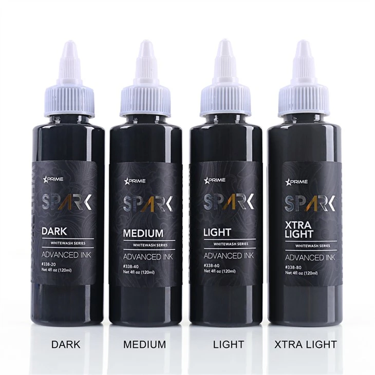 Blyfritt Tattoo Ink White Wash Set Spark Tattoo Ink