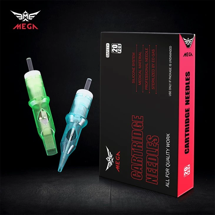 Mega Sterilization Safety Tatueringsnålskassetter