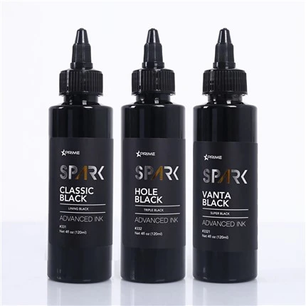 4OZ   Klassisk   Svart   Hål   Svart   Vanta   Svart   Gnista   Tatuering   Bläck   Tatuering   Svart