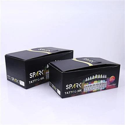 50 färguppsättningar Pigment Tattoo Ink Spark Tattoo Ink Set Professional