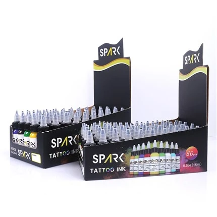 50 färguppsättningar Pigment Tattoo Ink Vegan Tattoo Ink Tattoo Ink 30 ml