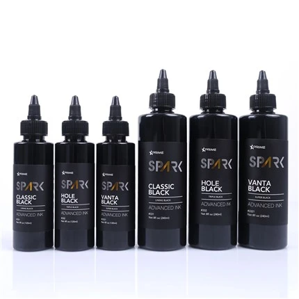 8OZ Black Ink Series Hole Black Triple Black Spark Tattoo Ink Blyfritt Tattoo Ink