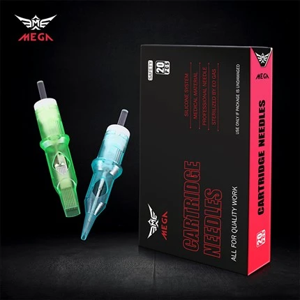 Mega Sterilization Safety Tatueringsnålskassetter