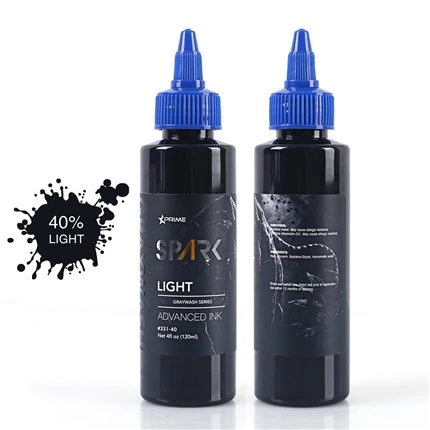 Uppsättning av Tattoo Ink Grå Wash Spark Tattoo Ink Set Professional