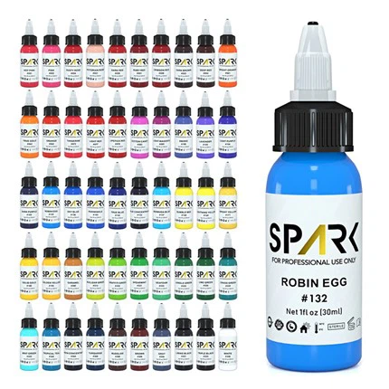 Gnista Tatuering Bläck Set Professionell Tatuering Bläck Färg