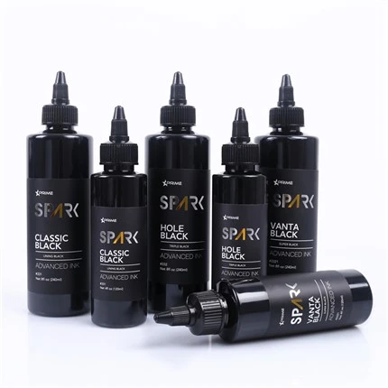 Super Svart 8OZ Svart Bläck Serie Vanta Svart Gnista Tatuering Bläck Tatuering Bläck Set