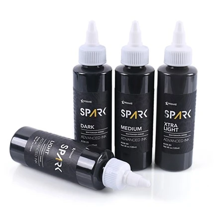 Tattoo Ink Spark Original White Wash Set Pigment Tattoo Ink