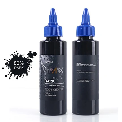 Tattoo Bläck i Bulk Svart Tattoo Ink Spark Tattoo Ink