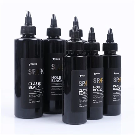 Triple Black 8OZ Hål Black Black Ink Series Spark Tattoo Ink Tattoo Ink Set