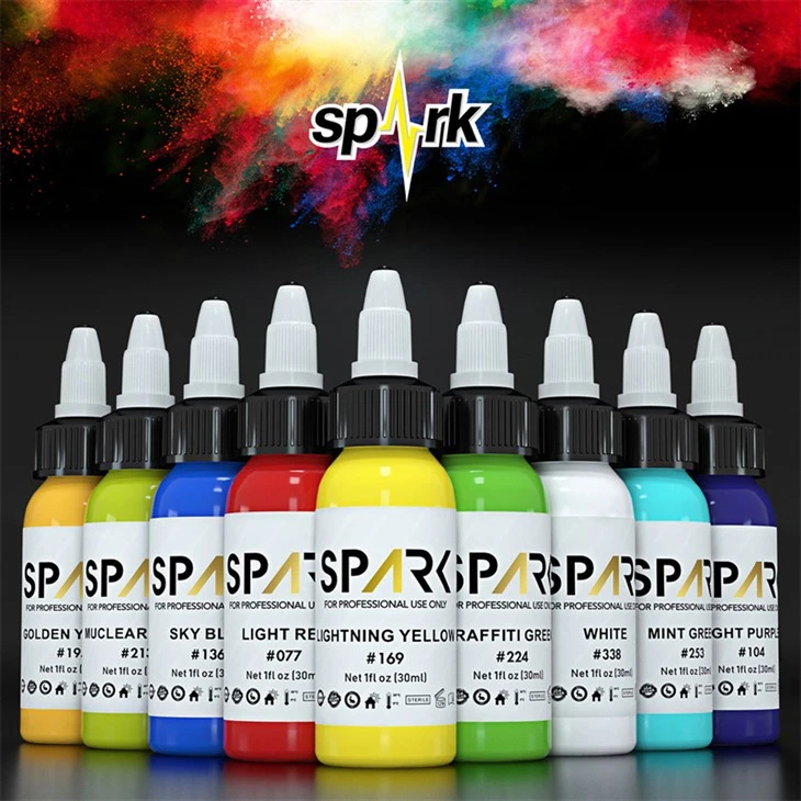 Spark Blyfri Tattoo Ink Svart Tattoo Ink Tattoo Ink Svart