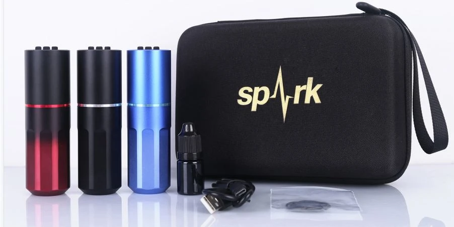 Spark Nyaste borstlös motor Professional Wireless BatteryTattoo Machine Pen