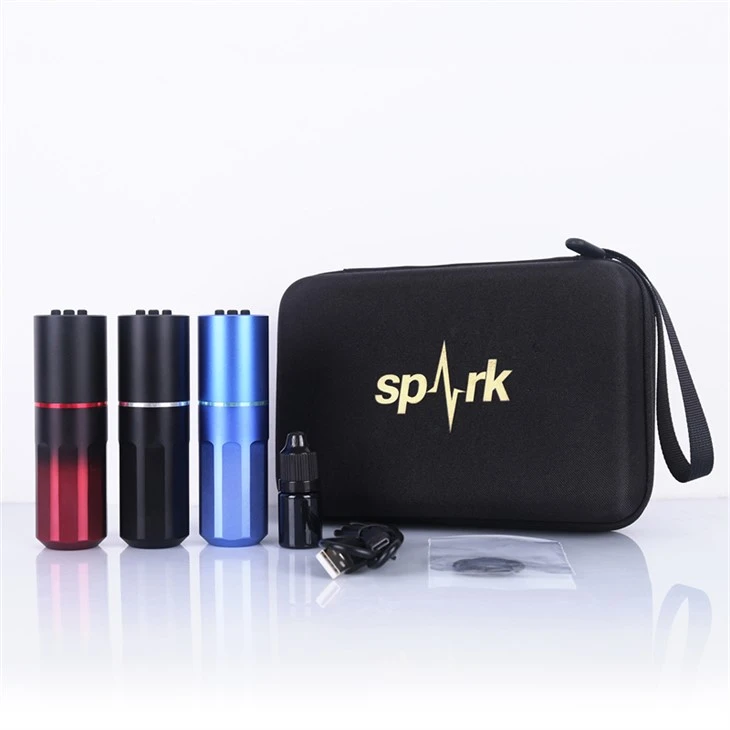 Spark Tattoo Machine Professionell trådlös tatueringspenna