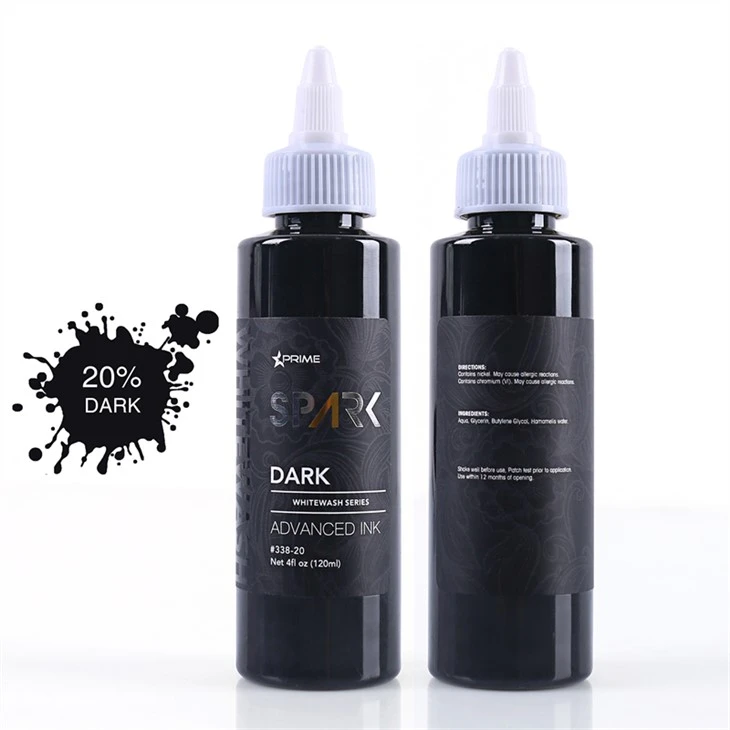 Tatuering Bläck Set Professionell Vit Tvätt Set Spark Tatuering Bläck