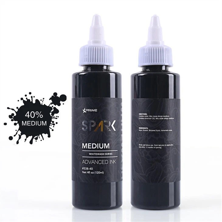 Tatuering Bläck Set Vegan Tatuering Bläck Vit Tvätt Set Gnista Tatuering Bläck