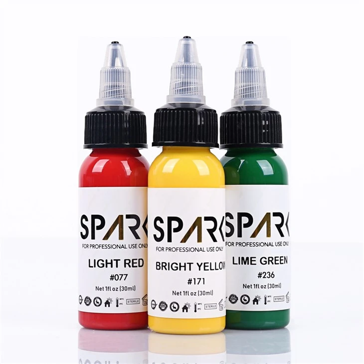Tatueringsbläck i bulk Spark Tattoo Ink Supersvart tatueringsbläck