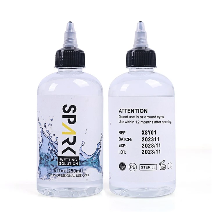 8OZ 240ML Spark Tattoo Wetting Solution Spark Tattoo Mixing Solution Spark Tattoo Ink
