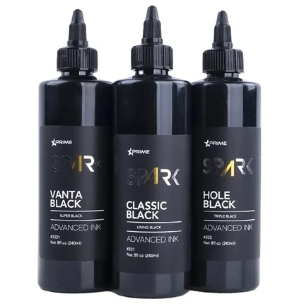 240 ml pigment kroppshud tatuering svart färg